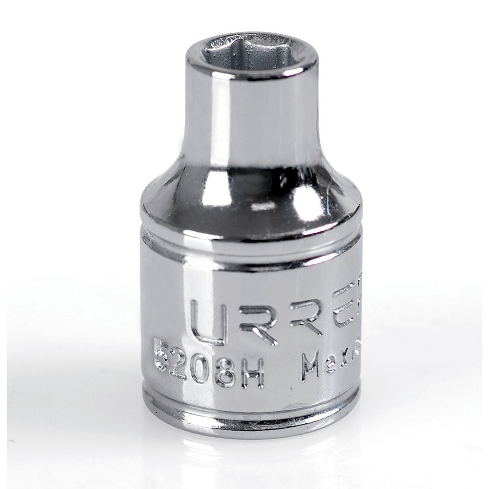 Dado cuadro de 3/8", 6 puntas, en pulgadas, 1/4" Urrea