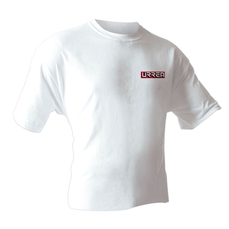 Playera cuello redondo color blanco talla G Urrea