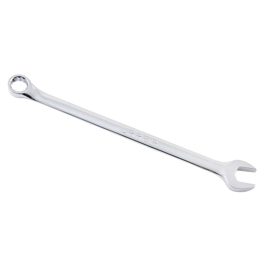 Llave combinada extra larga pulido espejo en pulgadas, 12 puntas, 1" Urrea