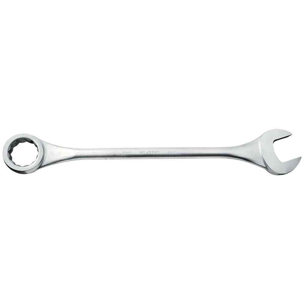 Llave combinada jumbo satinada en pulgadas, 12 puntas, 2-3/4" Urrea