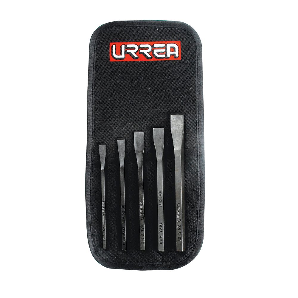 Juego combinado de cinceles corta frío, 5 piezas Urrea