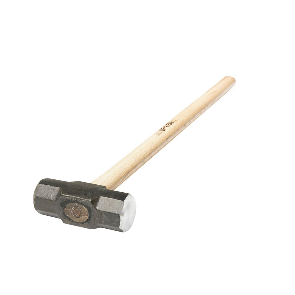 Marro octagonal cabeza maquinada con mango de hickory Americano de 36", 12 lb Urrea