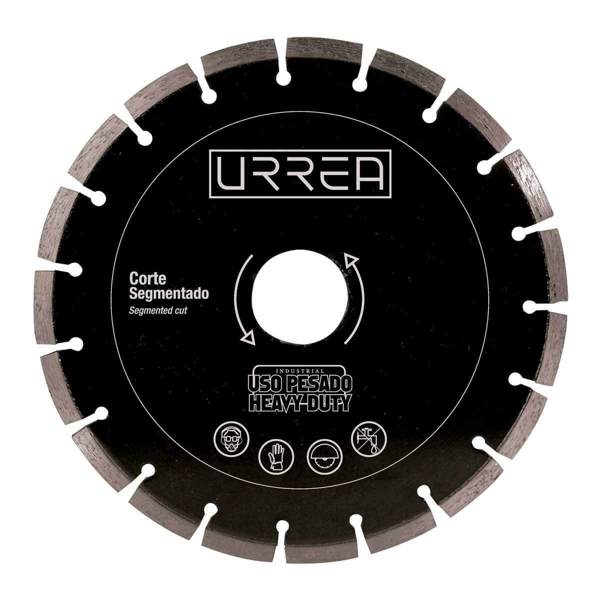 Disco de diamante segmentado, 9" Urrea