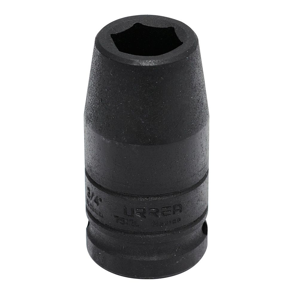 Dado de impacto largo cuadro de 3/4", 6 puntas, en pulgadas, 3/4" Urrea