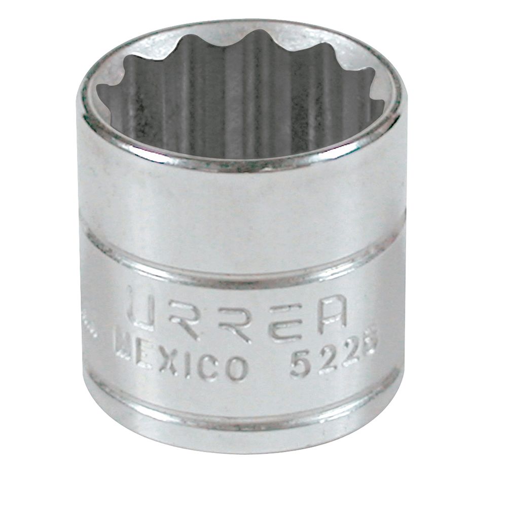 Dado cuadro de 3/8", 12 puntas, en pulgadas, 7/8" Urrea