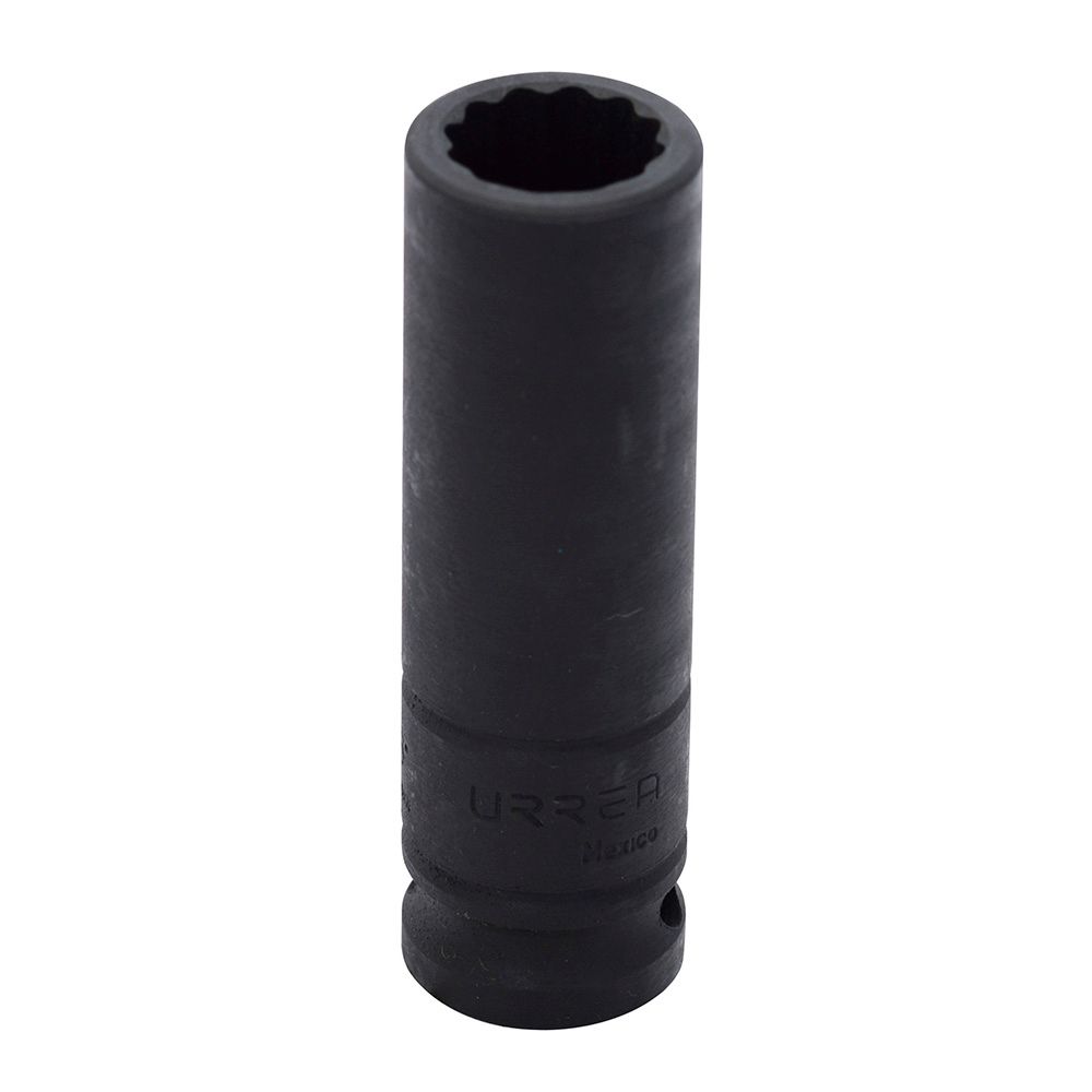 Dado de impacto largo cuadro de 1/2", 12 puntas, en pulgadas, 7/8" Urrea