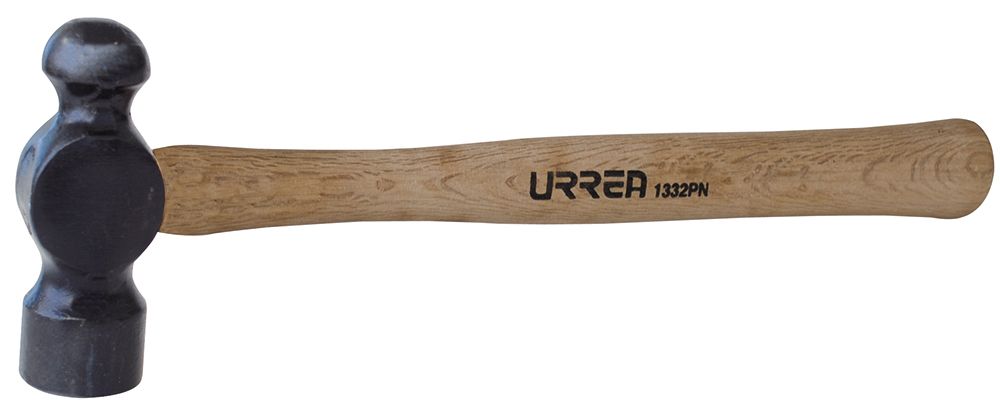 Martillo de bola black con mango de madera de 16", 24 oz Urrea