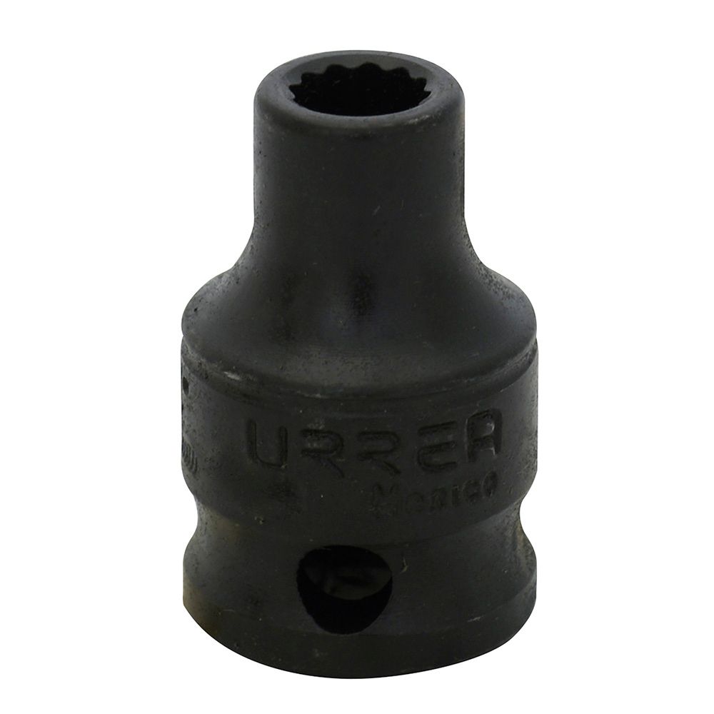 Dado de impacto cuadro de 3/8", 12 puntas, en pulgadas, 5/16" Urrea