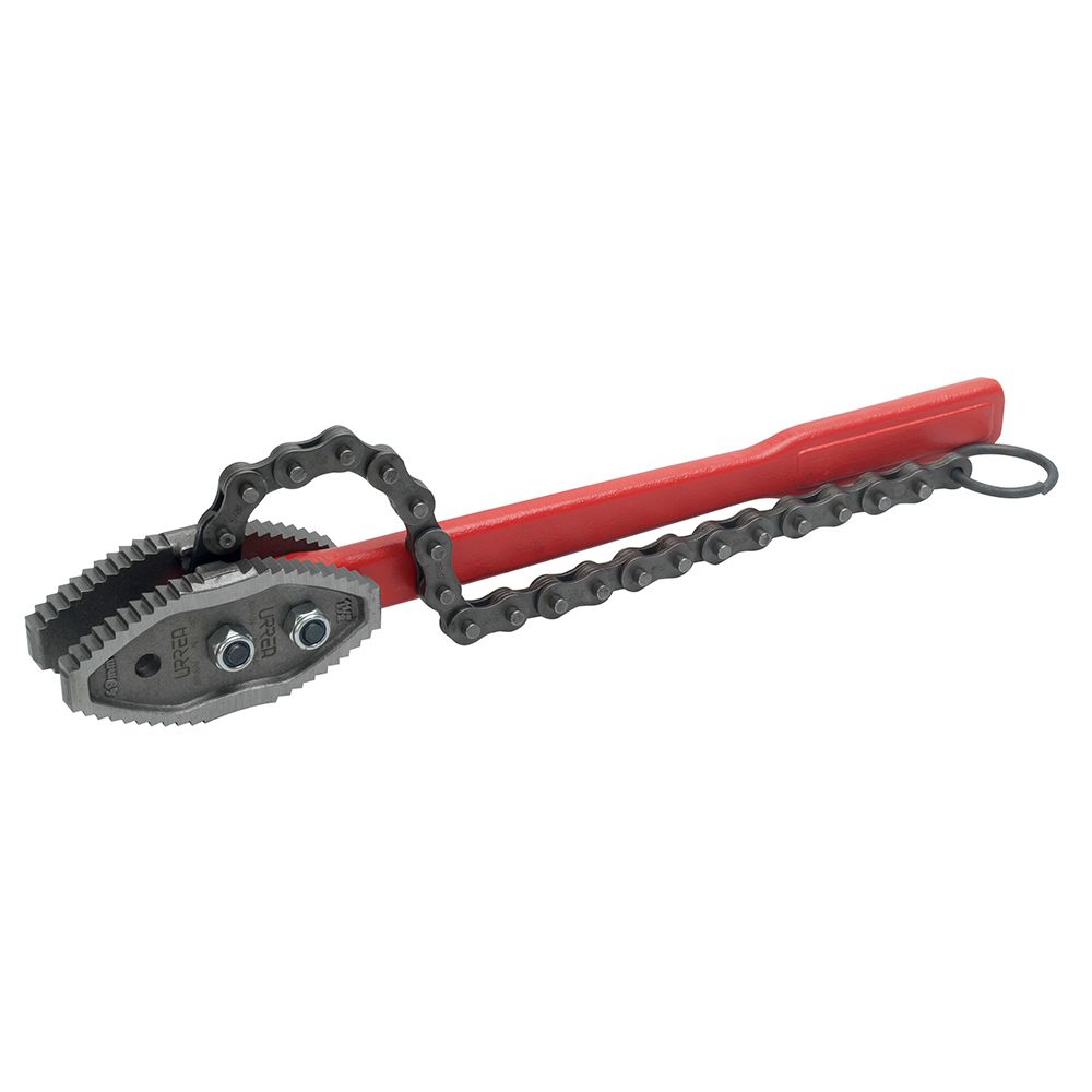Llave de cadena tipo caimán para tubos de 1-1/2" Urrea