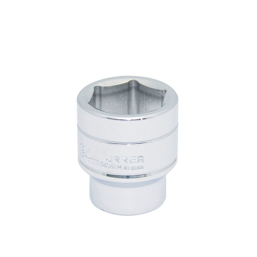 Dado cuadro de 1/2", 6 puntas, métrico, 34 mm Urrea