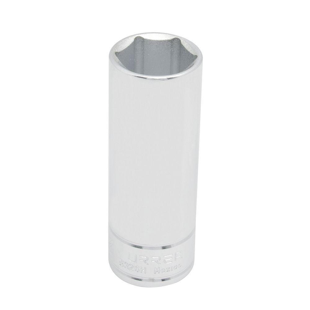 Dado largo cuadro de 1/2", 6 puntas, en pulgadas, 1" Urrea