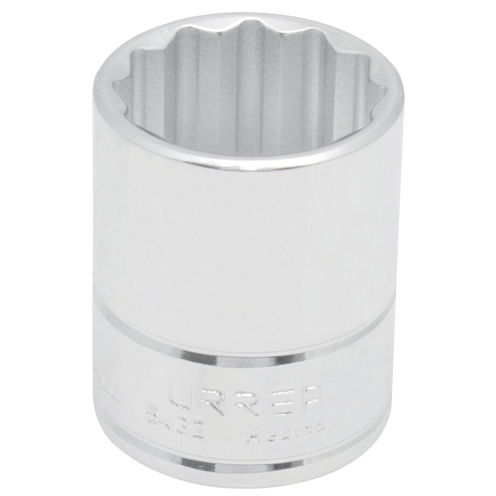 Dado cuadro de 1/2", 12 puntas, en pulgadas, 13/16" Urrea