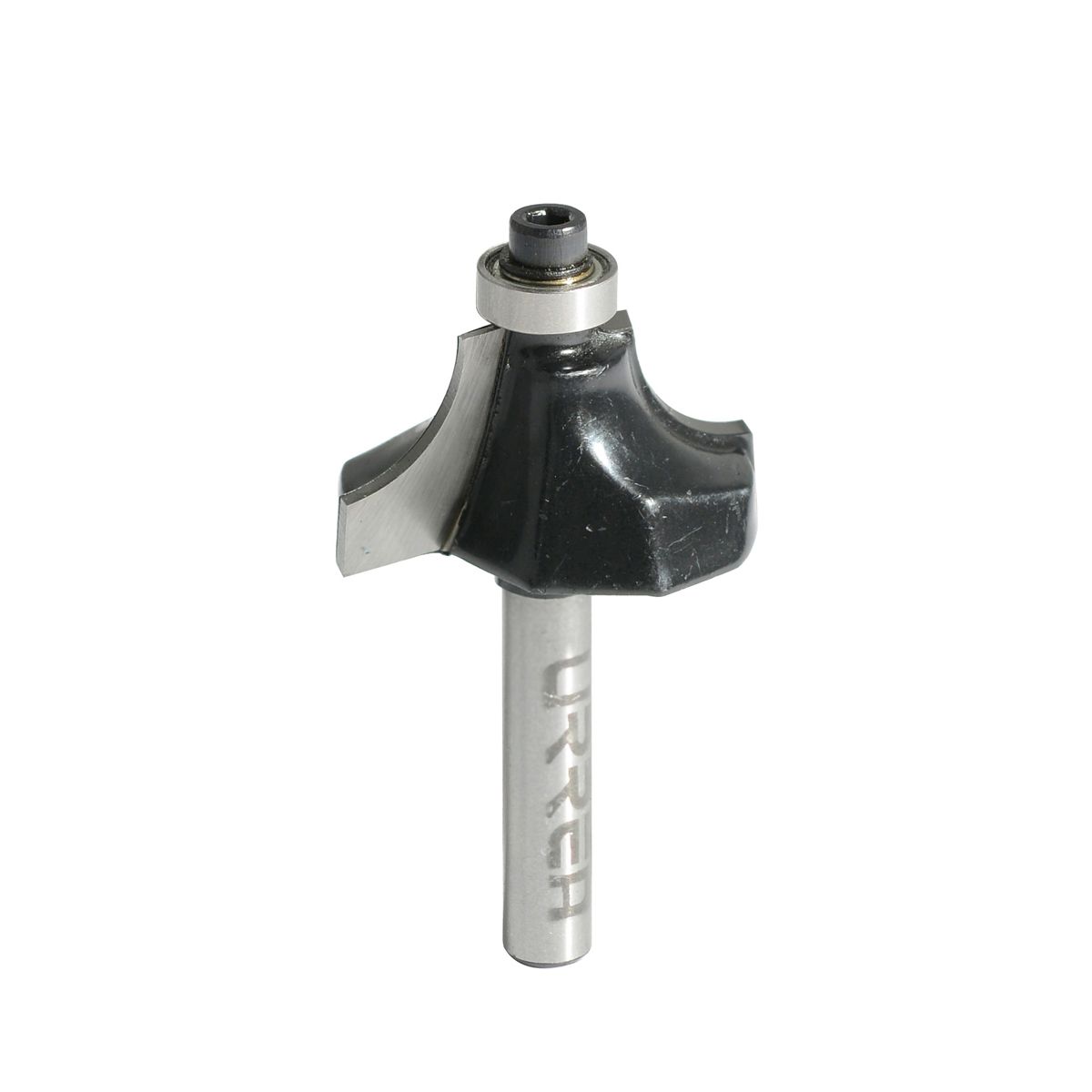 Broca para router de acero redondeadora de moldadura con balero 1-1/2" zanco de 1/4" Urrea