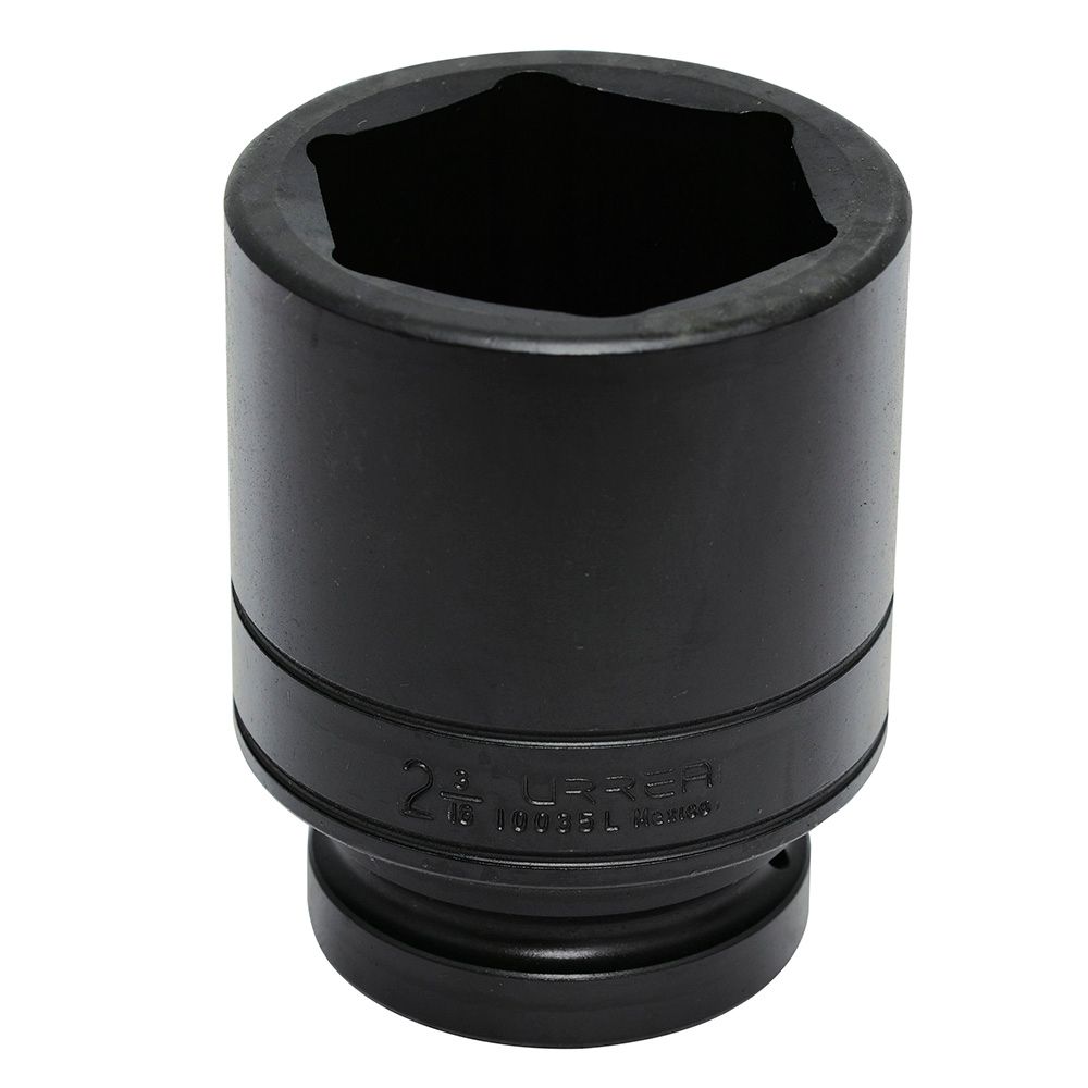 Dado de impacto largo cuadro de 1", 6 puntas, en pulgadas, 2-3/16" Urrea