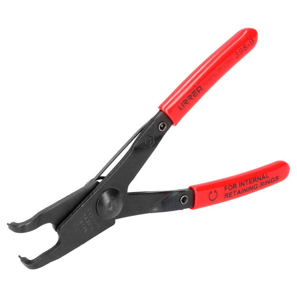 Pinza para anillos de retención con mango rubber grip fijas tipo interno ángulo de 90° Urrea