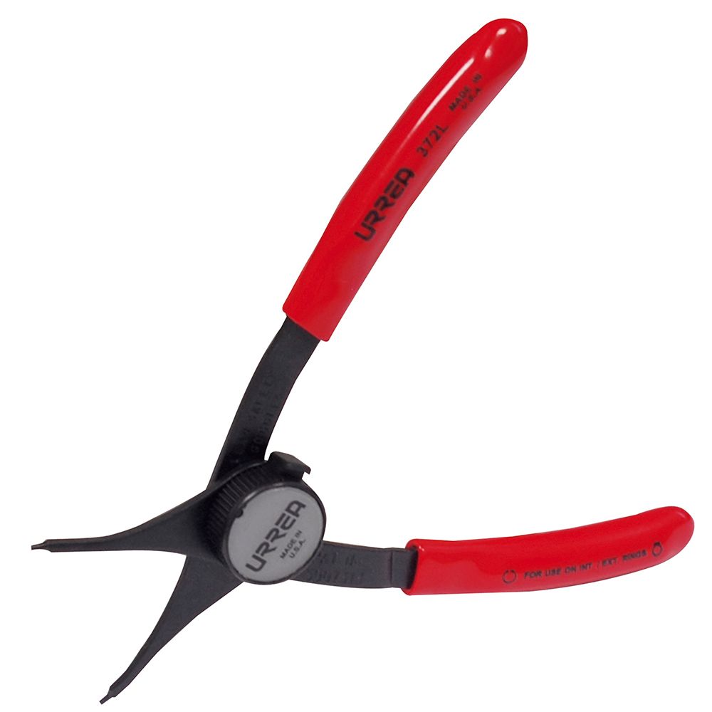 Pinza para anillos de retención convertibles con perilla .047 ángulo de 0° Urrea