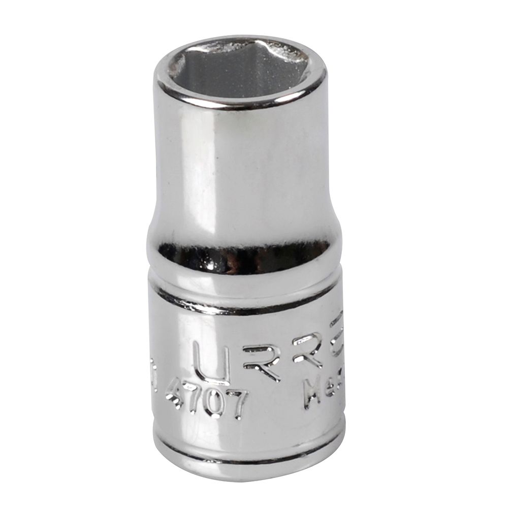 Dado cuadro de 1/4", 6 puntas, en pulgadas, 7/32" Urrea