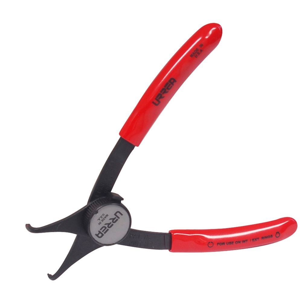 Pinza para anillos de retención convertibles con perilla .038 ángulo de 90° Urrea