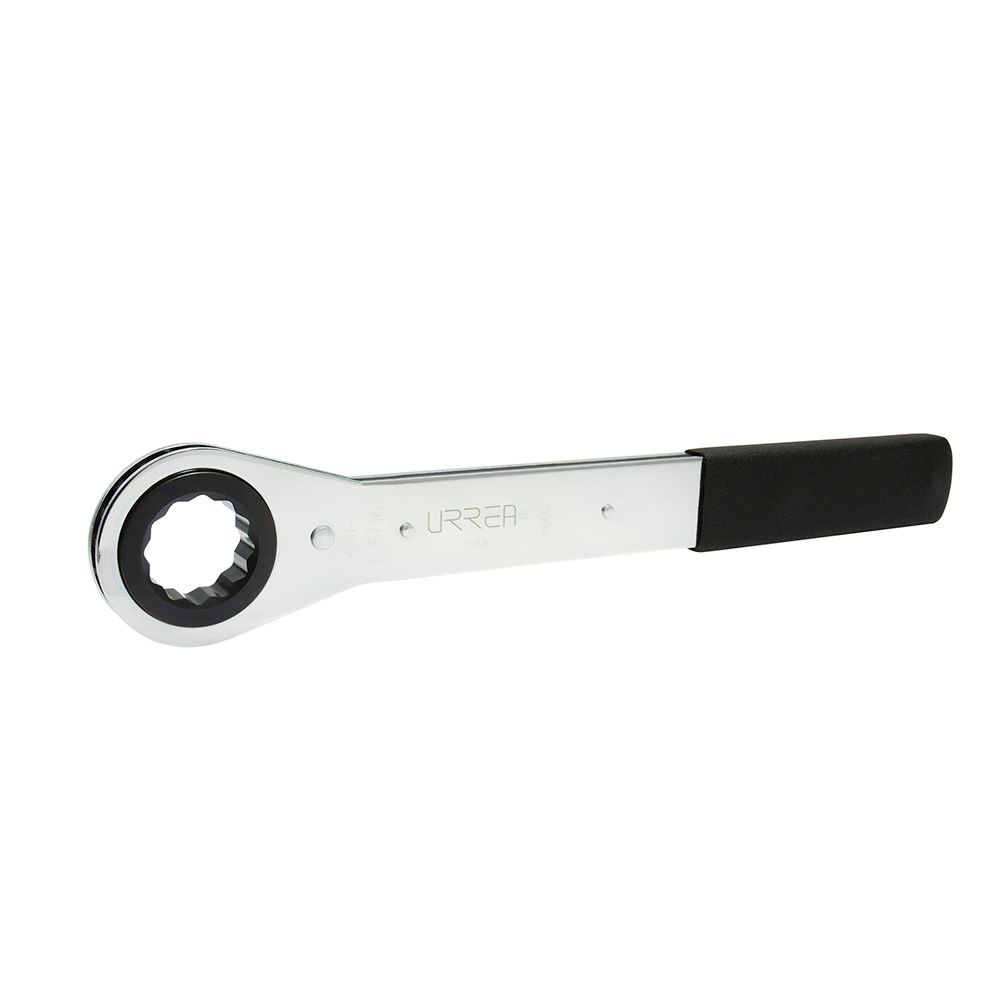 Llave de estrías pulido espejo plana de matraca en pulgadas, 12 puntas, 1-7/8" Urrea