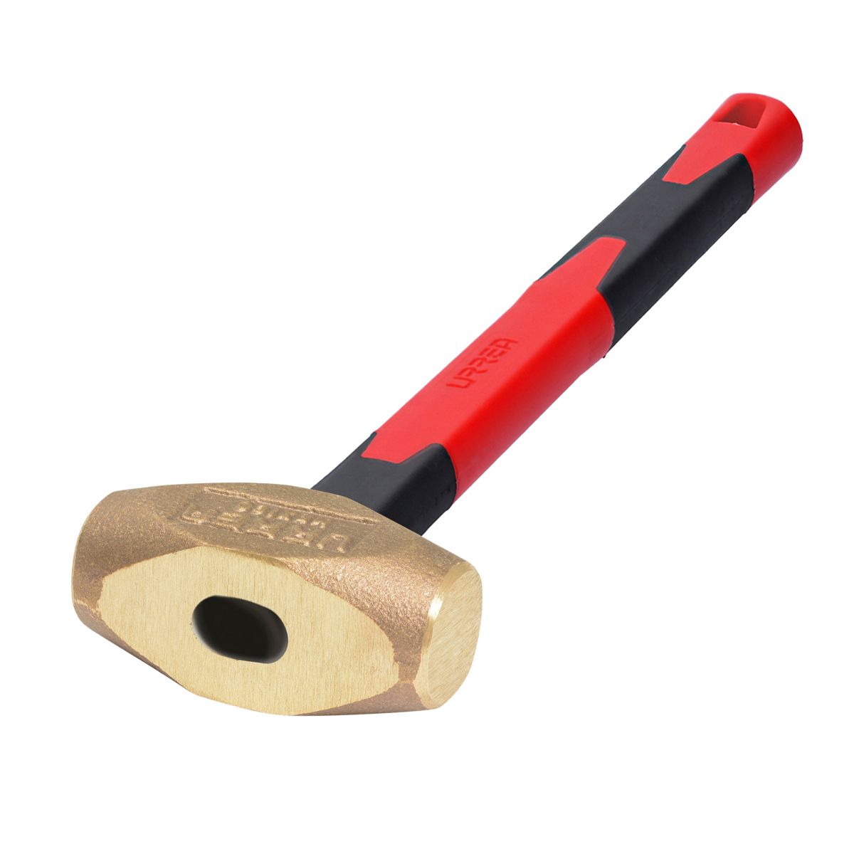 Marro de bronce con mango de fibra de vidrio de 15", 3.1 lb Urrea