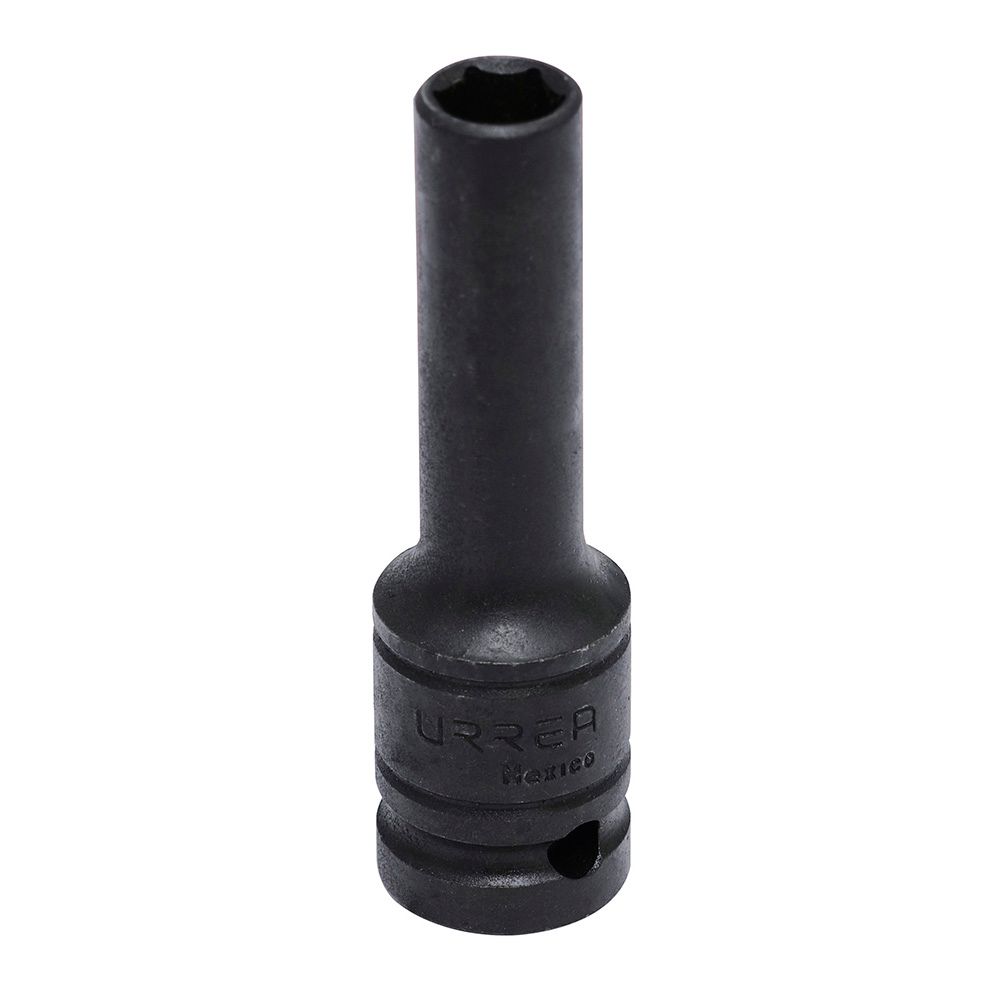 Dado de impacto largo pared delgada cuadro de 1/2", 6 puntas, métrico, 11 mm Urrea