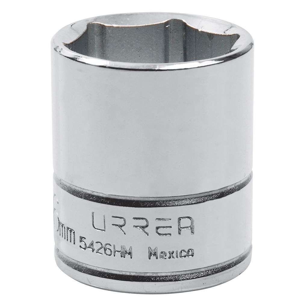 Dado cuadro de 1/2", 6 puntas, métrico, 26 mm Urrea