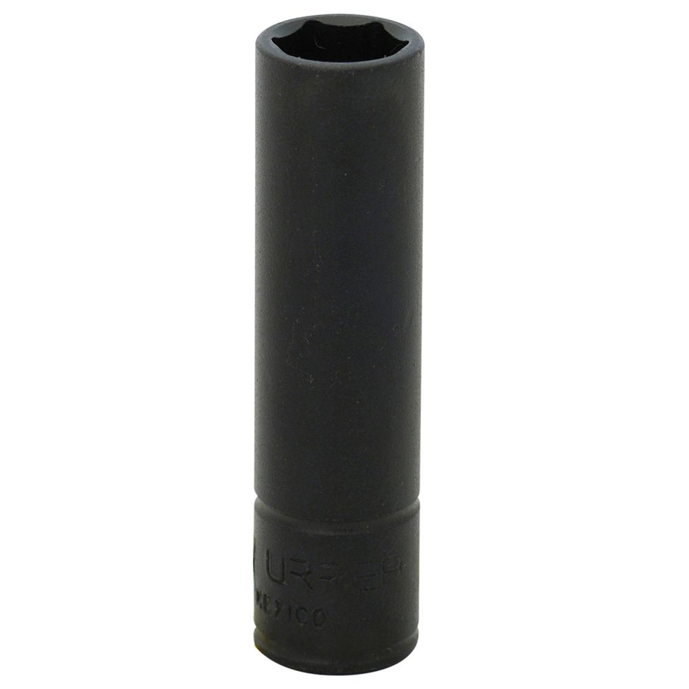 Dado de impacto largo cuadro de 1/4", 6 puntas, métrico, 12 mm Urrea
