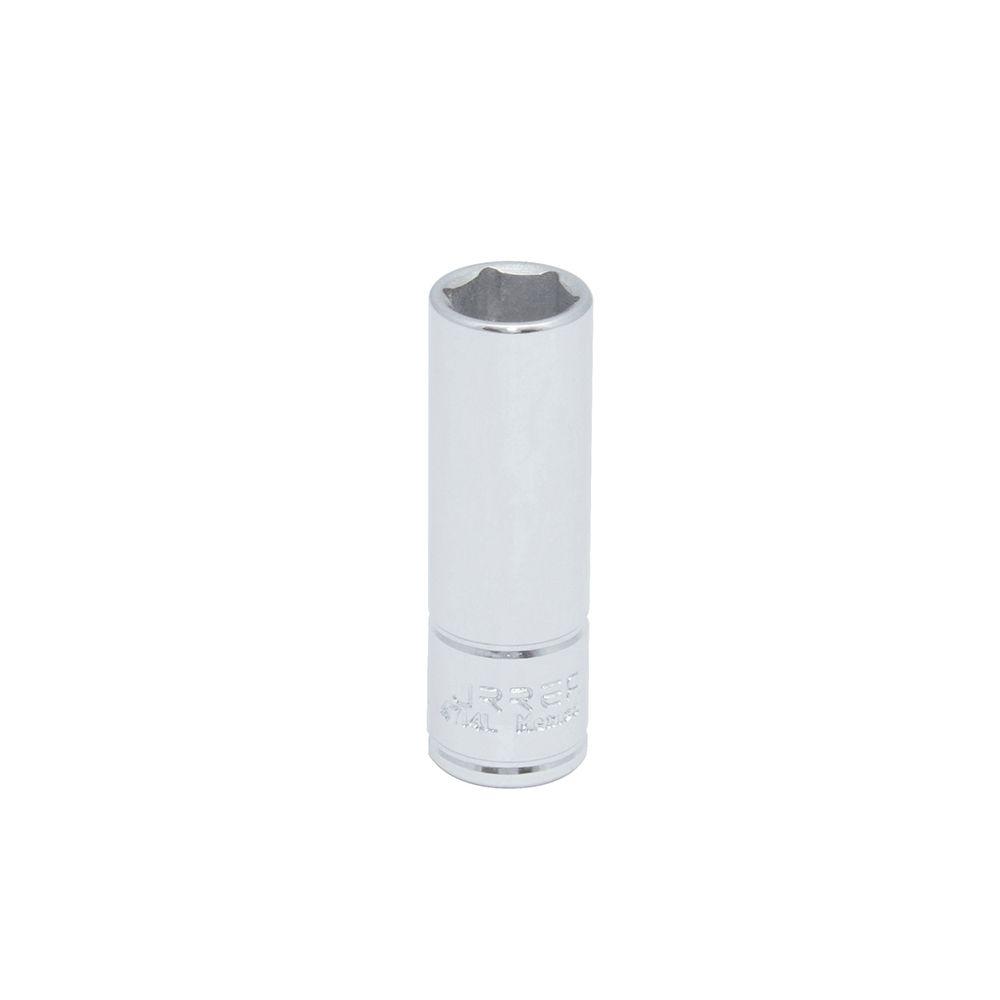 Dado largo cuadro de 1/4", 6 puntas, en pulgadas, 1/2" Urrea