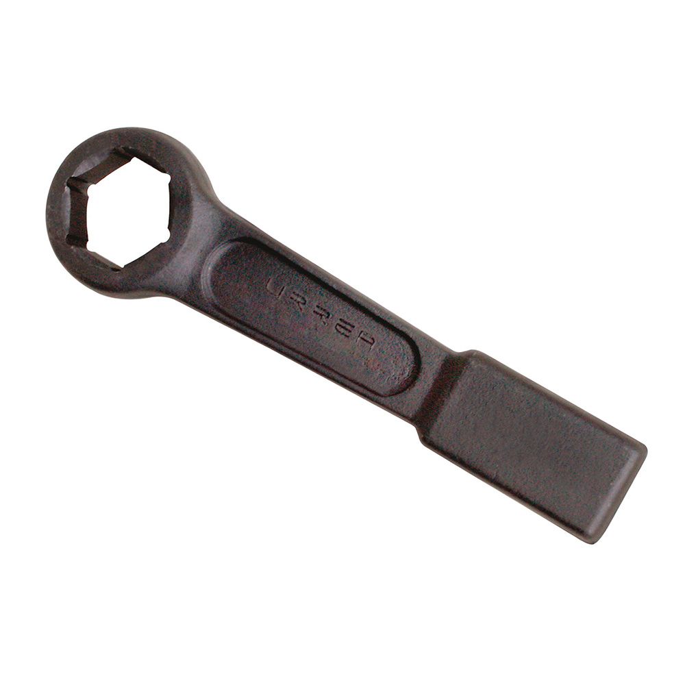 Llave de golpe plana fosfatizada en pulgadas, 6 puntas, 1-3/4" Urrea