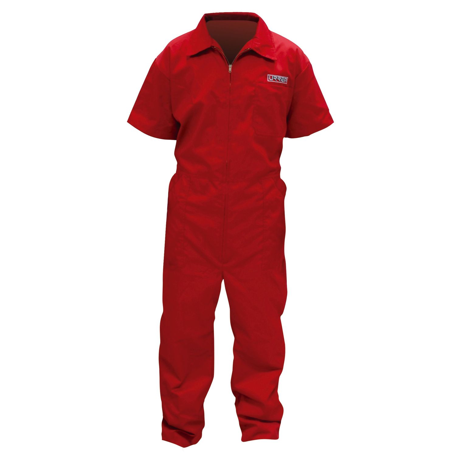 Overol color rojo talla EG Urrea