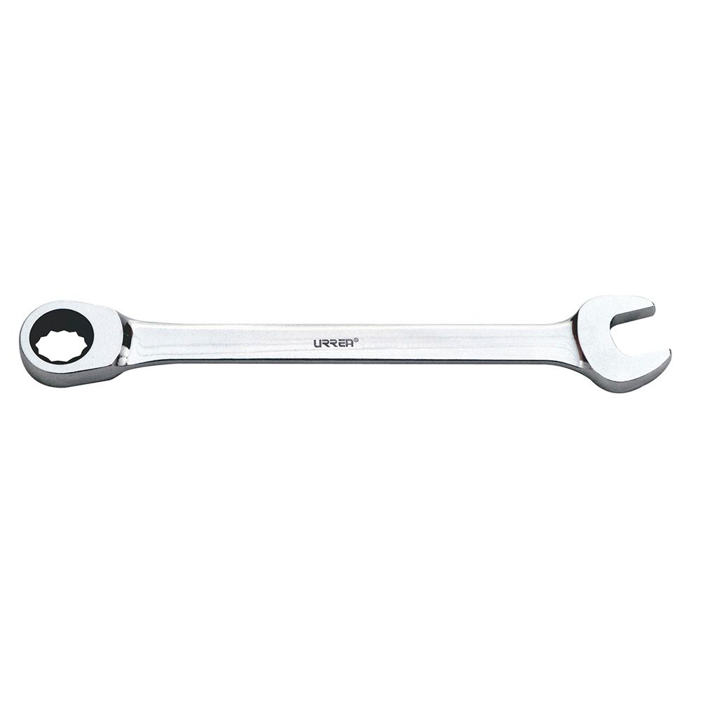 Llave combinada pulido espejo de matraca métrica, 12 puntas, 17 mm Urrea