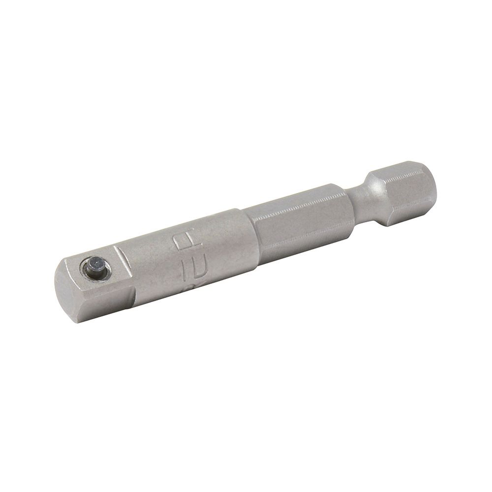 Adaptador con perno para dados cuadro hembra de 1/4", hexágono de 1/4" x 4" Urrea