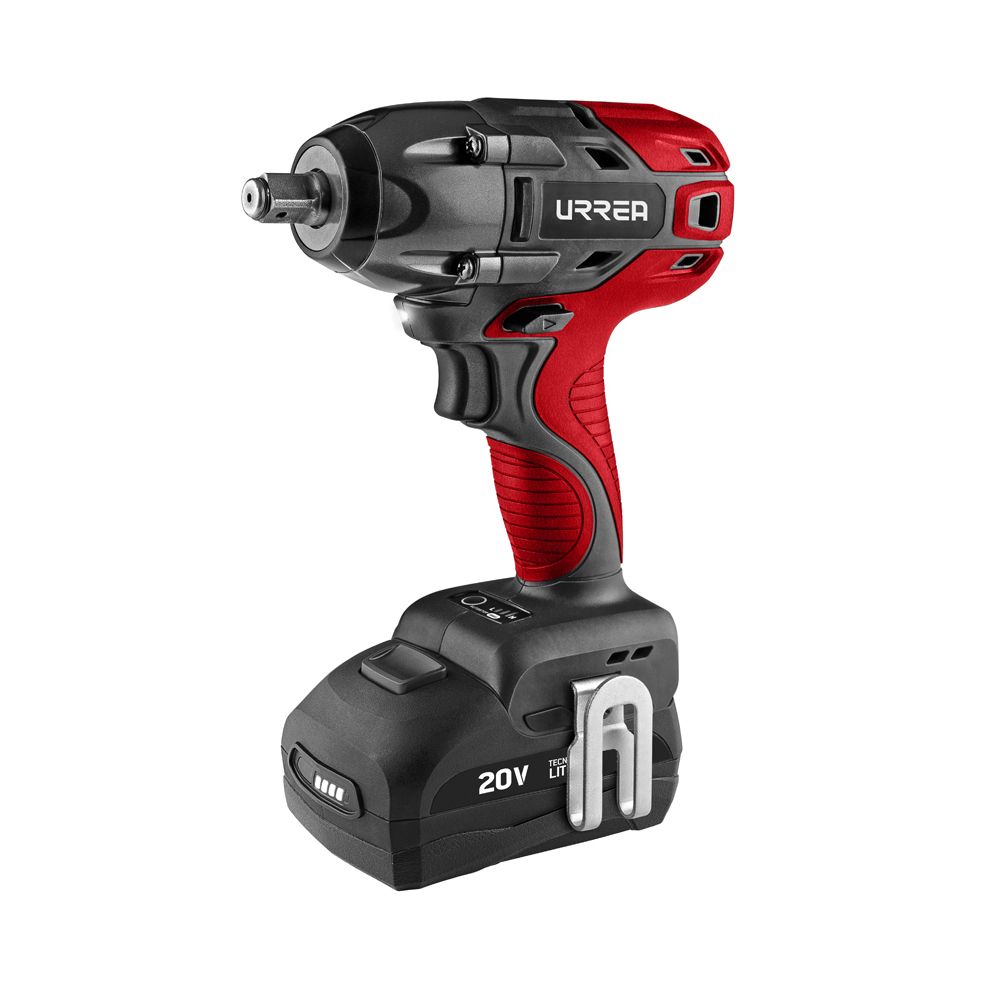 Pistola de impacto 1/2" a batería Litio-ion 20 V 170 Nm Urrea
