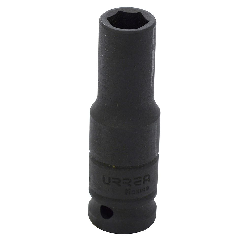 Dado de impacto largo cuadro de 1/2", 6 puntas, en pulgadas, 9/16" Urrea