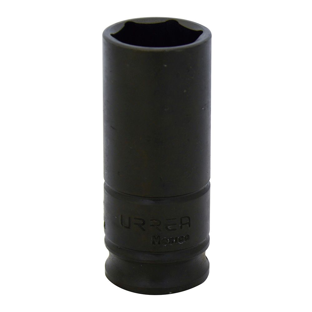 Dado de impacto largo cuadro de 3/8", 6 puntas, en pulgadas, 1/2" Urrea