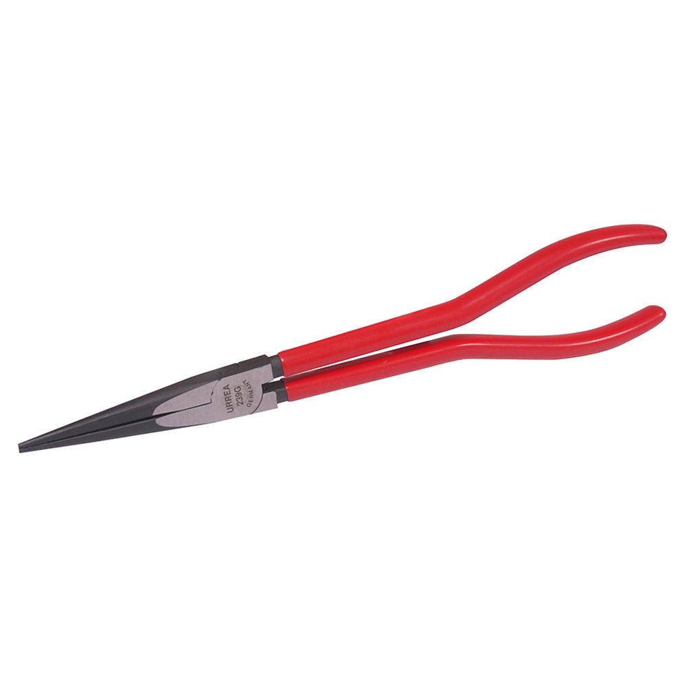 Pinza para electricista con mango rubber grip de 11" extra larga recta Urrea
