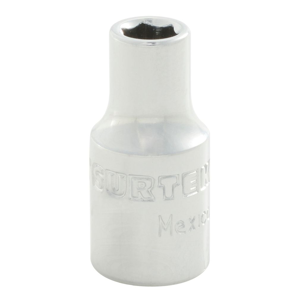 Dado cuadro de 1/4", 6 puntas, en pulgadas, 9/32" Surtek