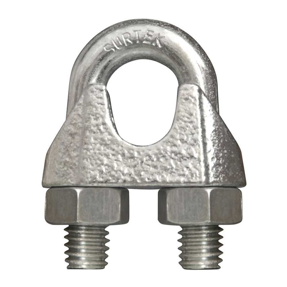 Perro de hierro maleable para cable de acero tipo alemán 3/4" Surtek