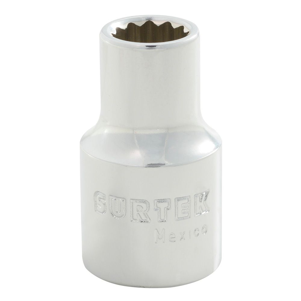 Dado métrico cuadro de 1/2", 12 puntas, 14 mm Surtek