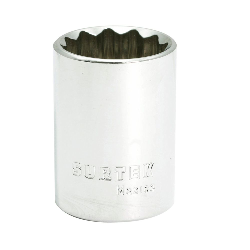 Dado en pulgadas cuadro de 1/2", 12 puntas, 25/32" Surtek