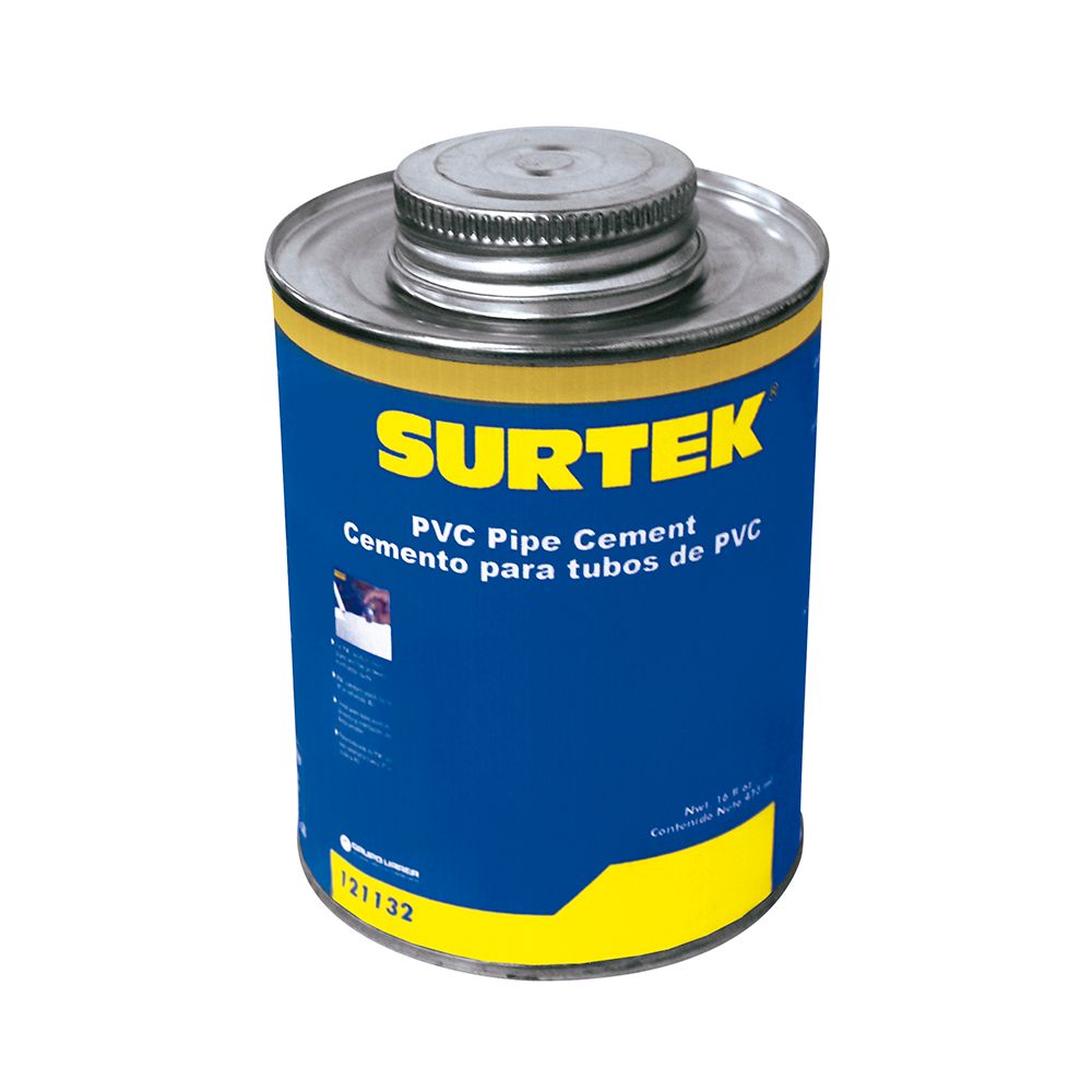 Cemento para tubo PVC, 473 ml Surtek