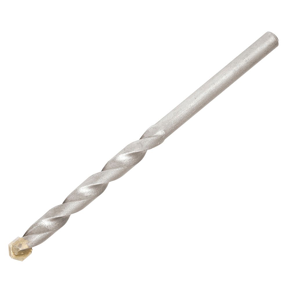 Broca para concreto de acero al carbono 1/4" x 12" zanco recto Surtek