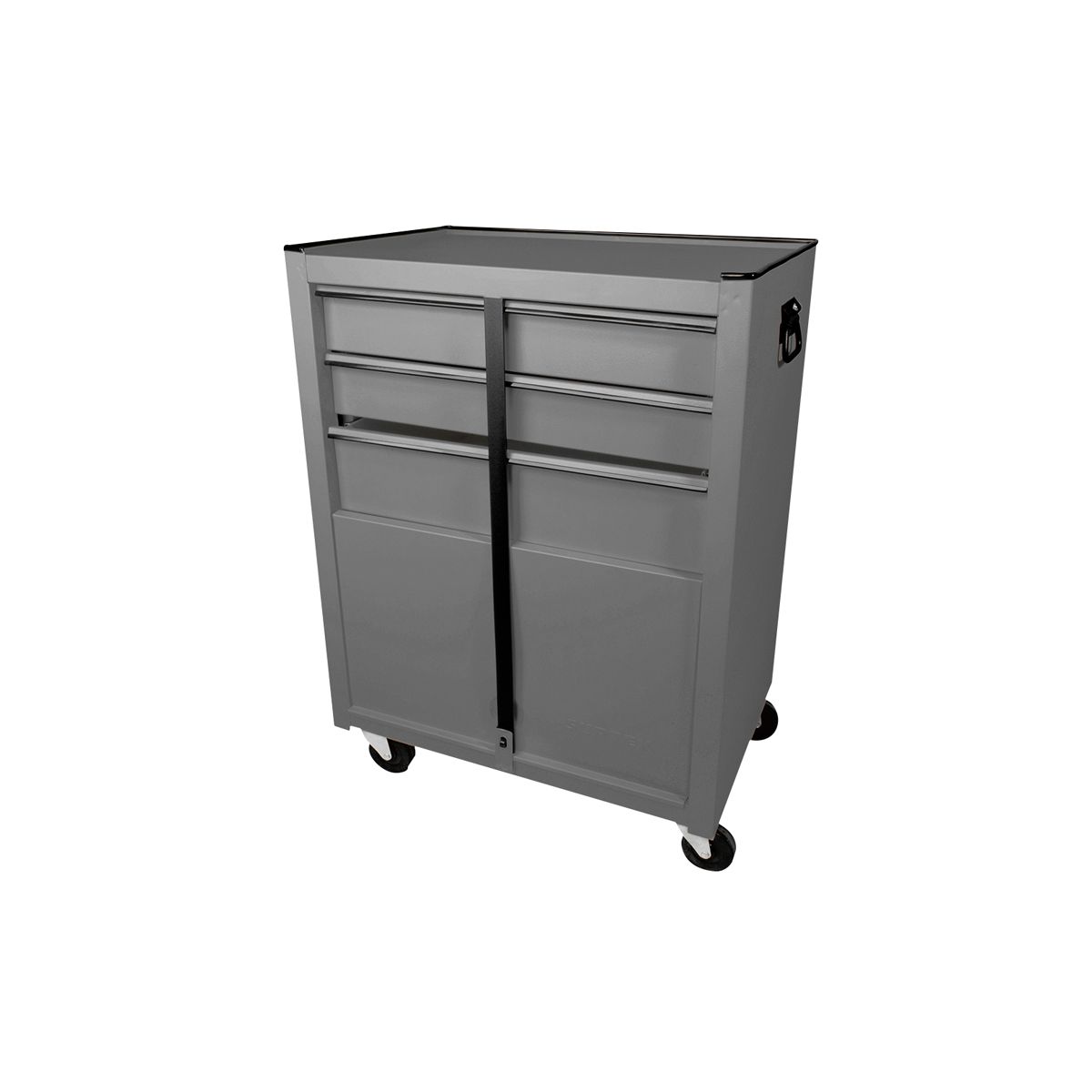 Gabinete móvil color gris 3 gavetas 26" Surtek