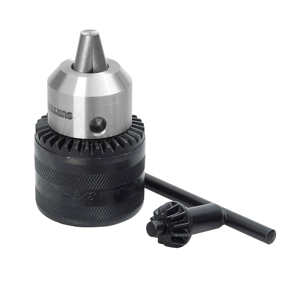 Broquero 1/2", rosca 3/8" - 24 NF con llave Surtek