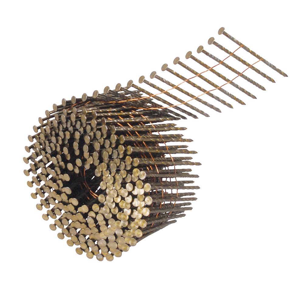 Clavos en rollo de 300 para clavadora neumática calibre 12 largo 1-3/4" Surtek