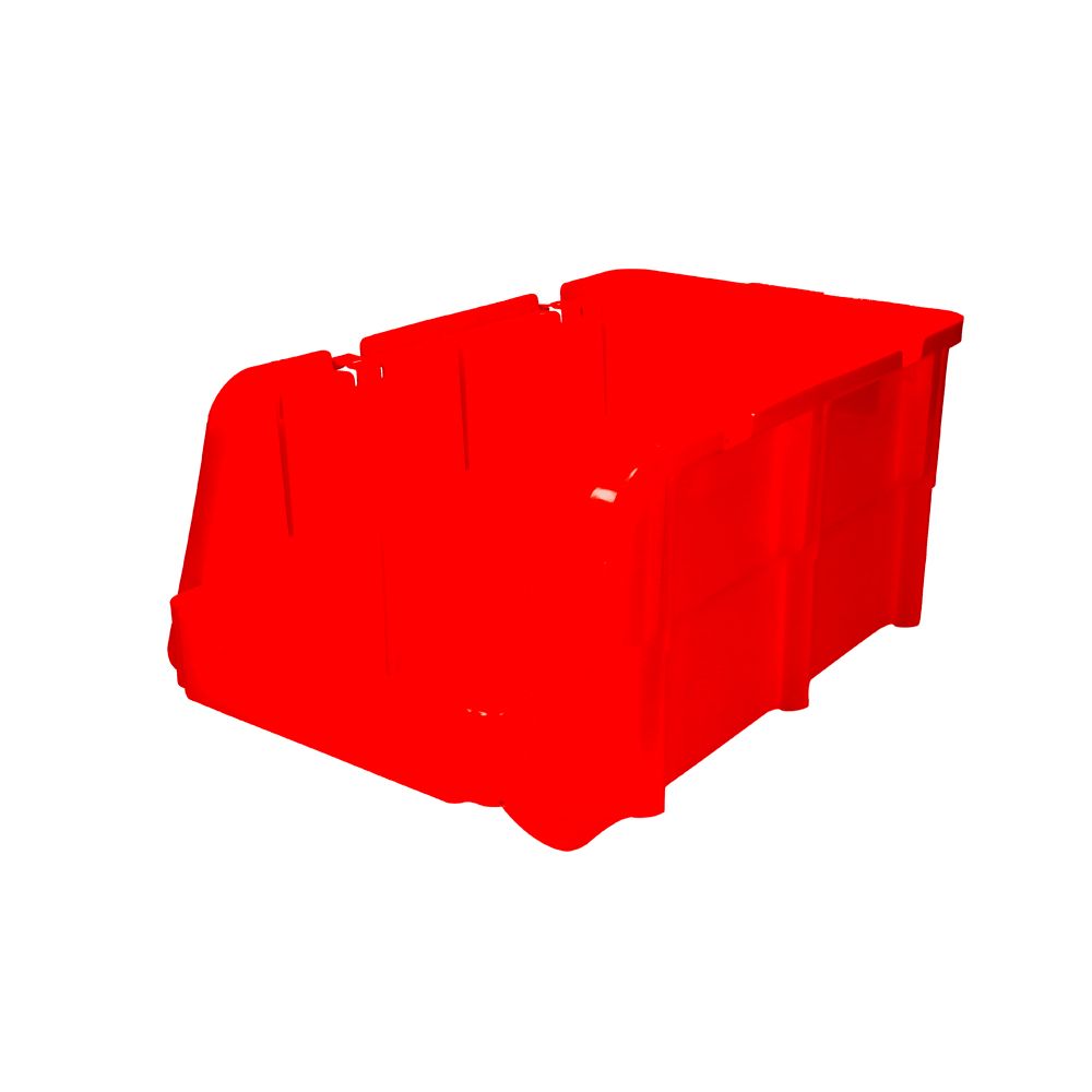Gaveta plástica color rojo pico de pato 7" x 4" x 3" Surtek