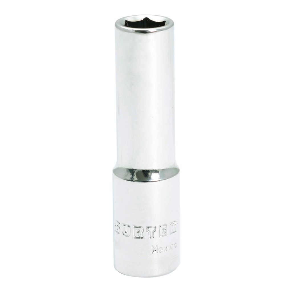 Dado largo cuadro de 3/8", 6 puntas, en pulgadas, 7/16" Surtek