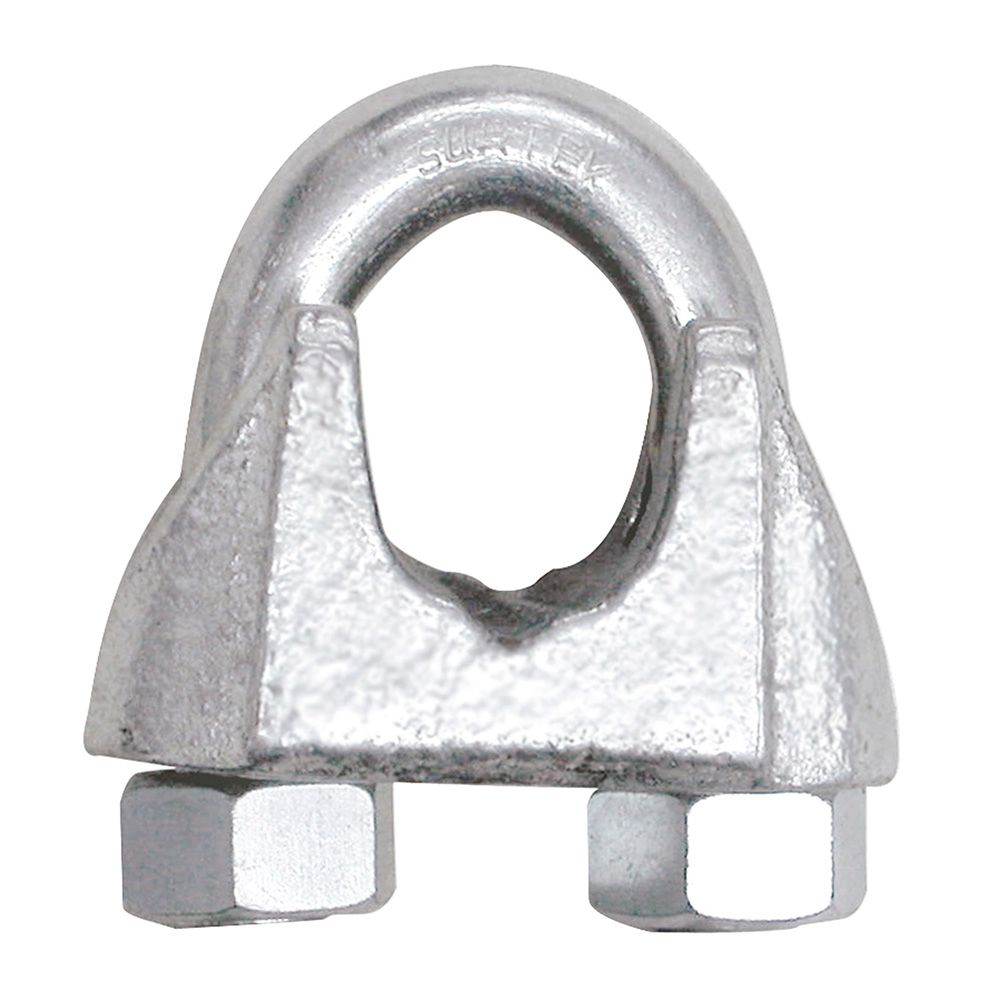 Perro de hierro maleable para cable de acero 1/8" Surtek