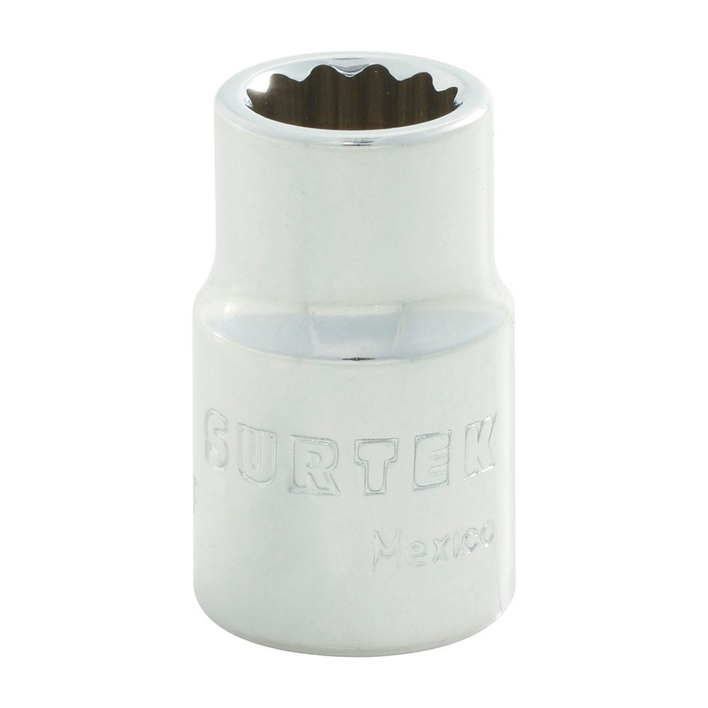 Dado cuadro de 3/8", 12 puntas, en pulgadas, 7/16" Surtek