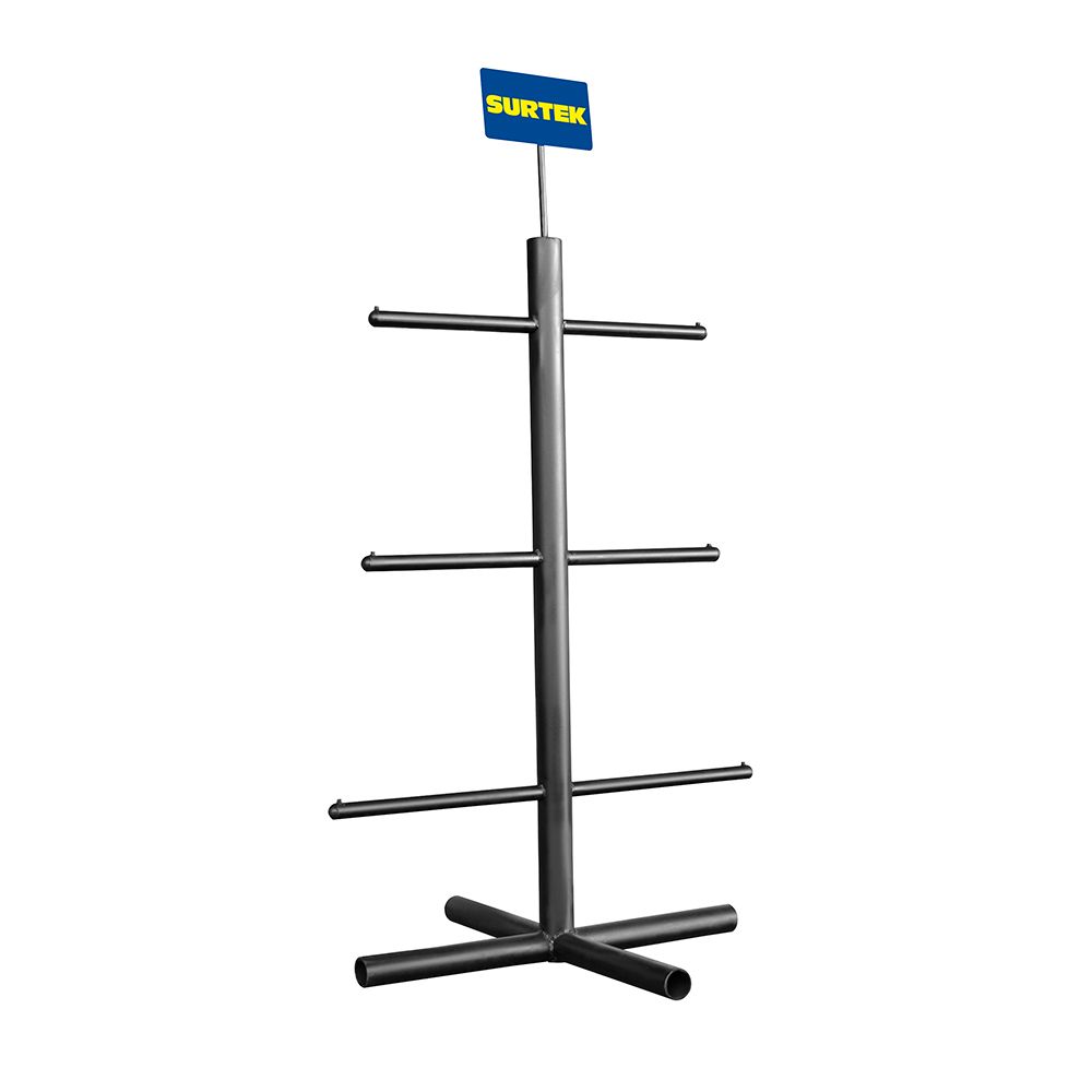 Exhibidor de piso para cuerdas de polipropileno 90 x 186 x 91 cm Surtek